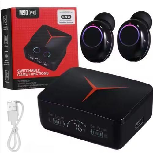 M90 Pro Bluetooth Earbuds with Powerbank Wireless Earphones Gaming Rs 995