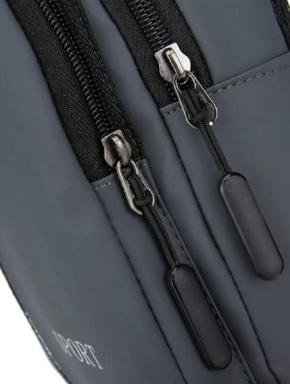Premium Men’s Tactical Sport Chest Sling Bag for Travel & Hiking - Black